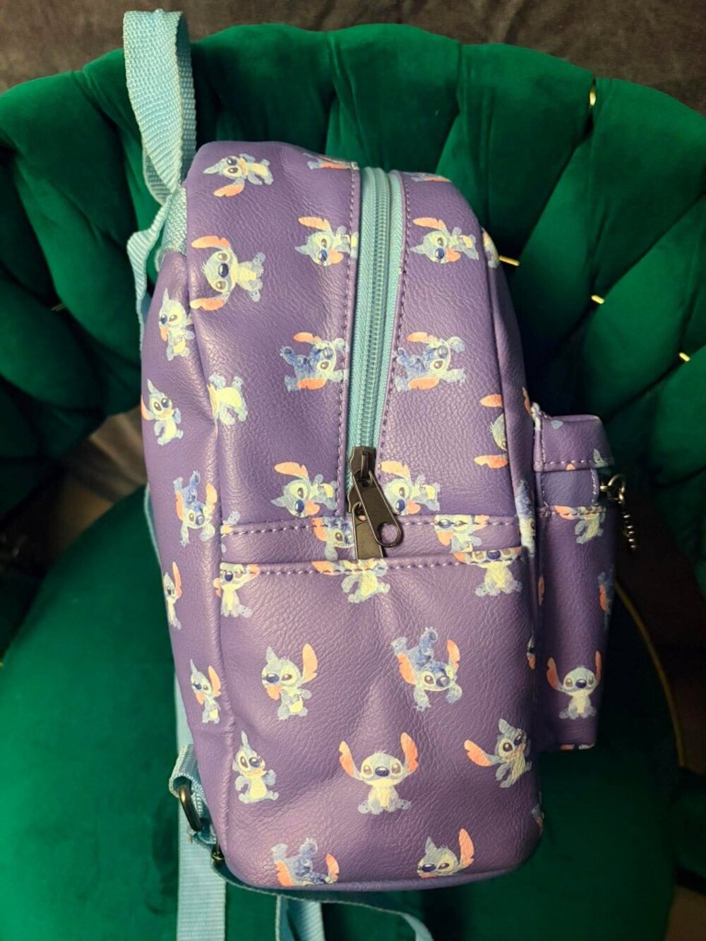 Disney Loungefly Stitch All-Over Print Mini Backpack - Picture 5 of 6